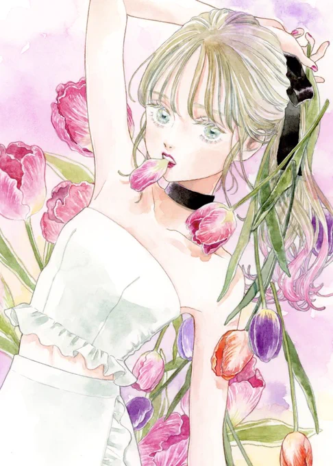 めまい

#Watercolor 
#watercolorpainting 
#透明水彩 #水彩画 