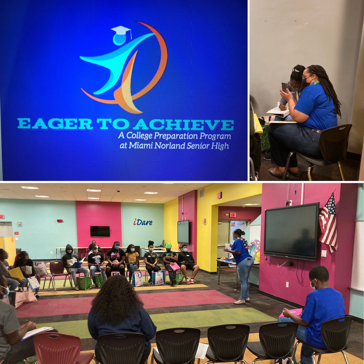 MiamiNorlandSHS's tweet photo. Amazing kickoff to our Eager to Achieve College Mentoring and Preparation Program @StdtSvcsMDCPS https://t.co/YSAmVTkkok