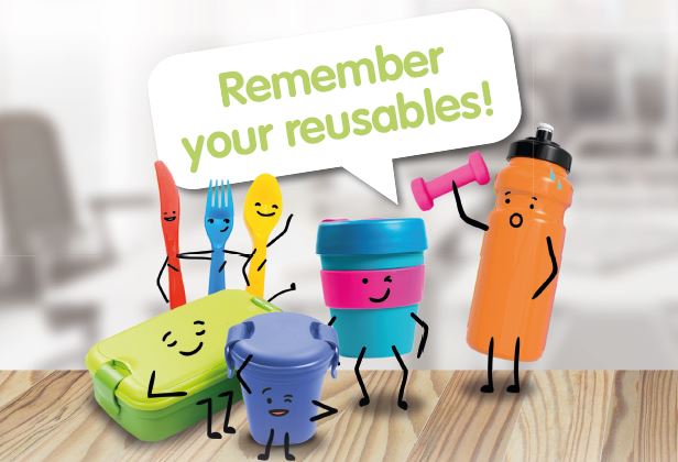 RecapRecycles's tweet photo. We're on a mission to help you Remember Your Reusables when you're headed out and about! Making easy swaps can help reduce the single-use plastic we all use – so stay tuned for our helpful hints and check out https://t.co/hHgTfHLOTn . #PlasticFreeJuly https://t.co/jsSx4d3R0w