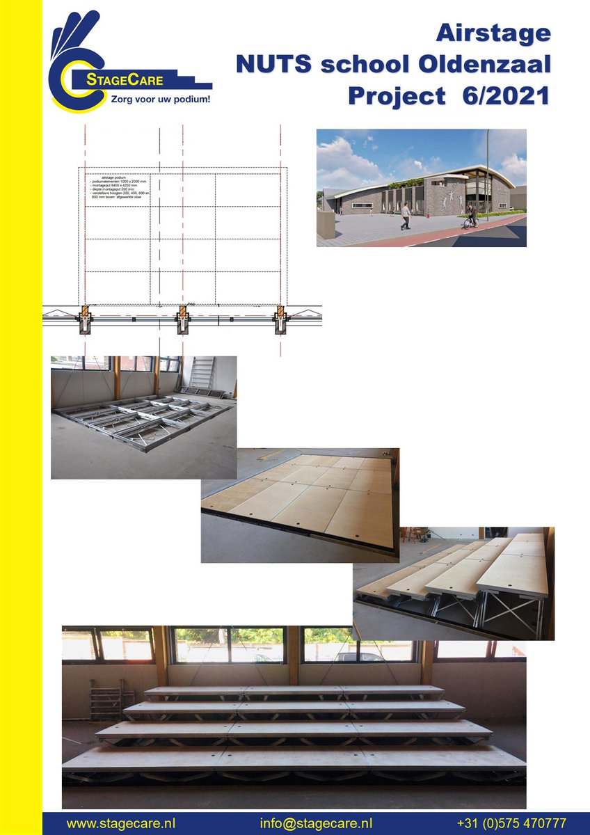 Twee mooie ‘airstage’ projecten 💙💛
Voor meer informatie neem gerust contact met ons op. Wij staan je graag te woord.#airstagepodium #multifunctionelevloer