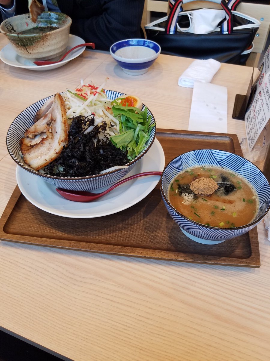 武士道 無類のラーメン好き 無類のラーメン好き 21 Season 1 No 48 久しぶりの夜ラー 新潟市東区 新店 焼きあごらーめん小池 特製あご出汁つけ麺 1270円 ひやもり 特盛 2玉 150円 3 8 ボリューム満点 ひやもりの 〆が良かったら