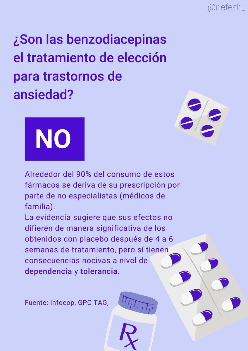 nefesh_'s tweet photo. En relación a este tweet, he hecho unas infografías explicativas (pero resumiditas) sobre el consumo de BZD y el tratamiento de trastornos de ansiedad. https://t.co/bg13gRbpJW