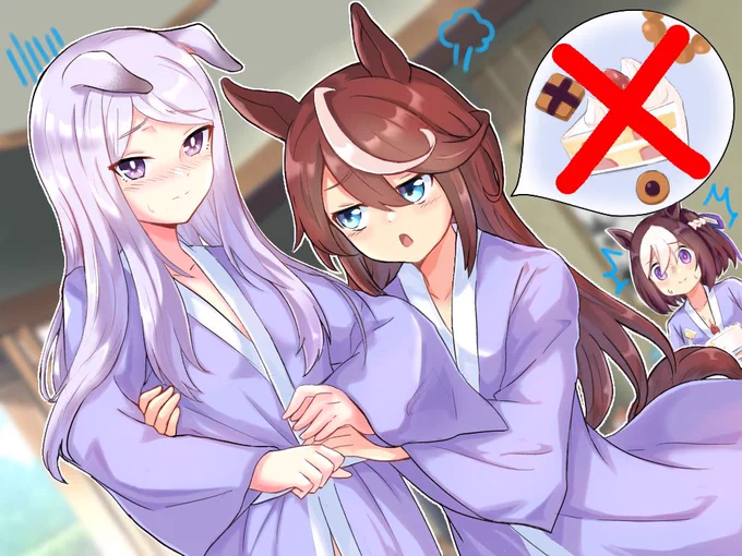 #今月描いた絵を晒そう #ウマ娘
スペちゃんの出番が多いような気がします 