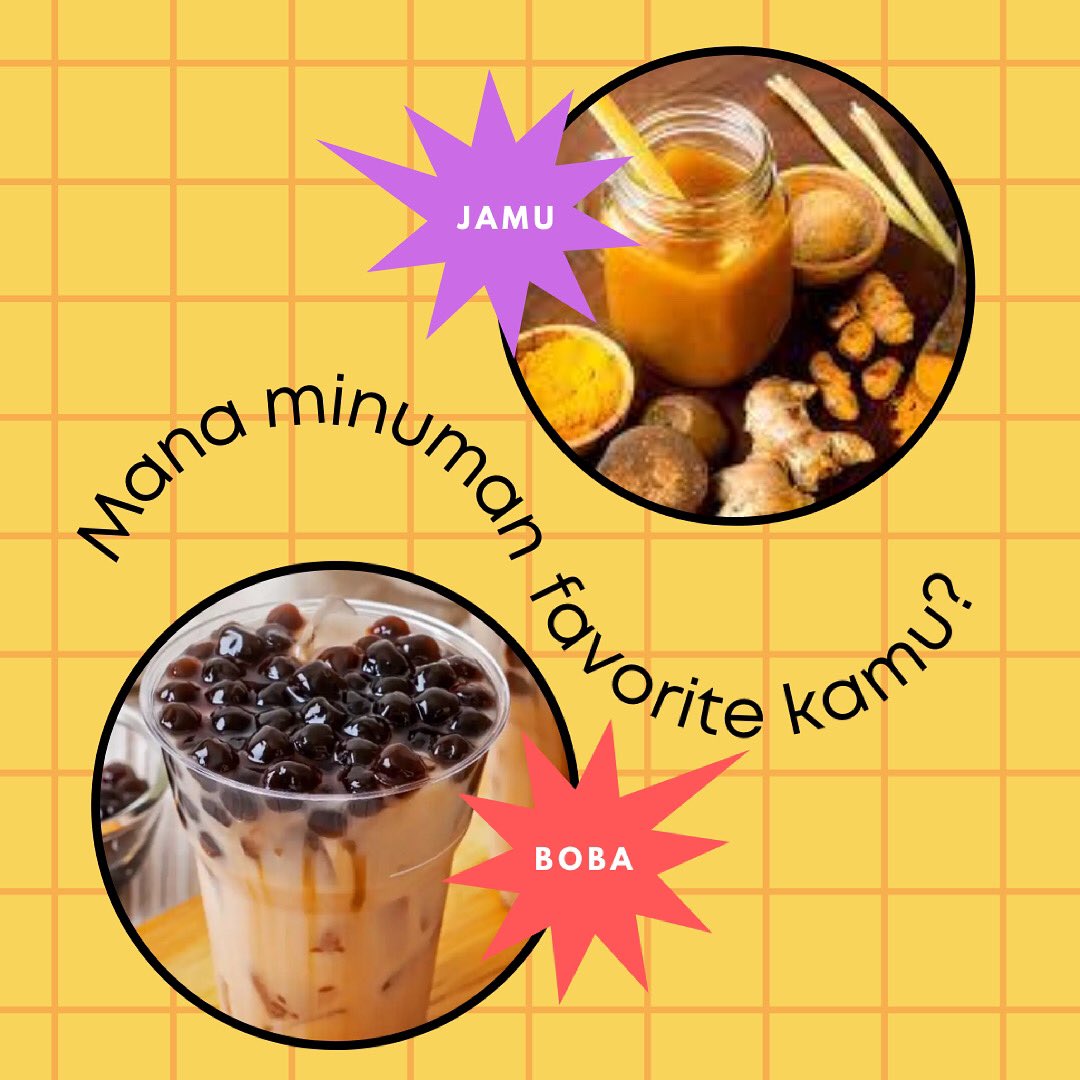 herbatilegroup's tweet photo. Di masa-masa yang mana kita harus selalu jaga kesehatan, apakah ada yang merubah minuman favorite-nya yang dari boba jadi jamu?? Kalo Herbamint sih kadang minum boba, kadang minum jamu, kalo kalian gimana guyss??? 😁😁😁😁😁

#jamu #sereh #rempahan #jahemerah #boba #minumanenak https://t.co/TfrogP6hxT