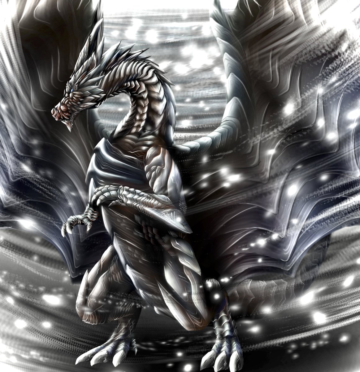 ヌツキ A Twitter 鋼龍 クシャルダオラ モンハンイラスト モンハン イラスト ファンアート