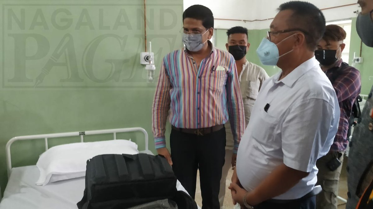 NagalandPage's tweet photo. .@HealthNagaland Minister, @pangnyu inaugurates 50-bed #CovidWard at #Dimapur District Hospital.
The ward is an initiative of #41sIndia in association with #RoundTableIndiaTrust & @IndianRedCross Society Dimapur District Branch.
#Dimapur #CovidWard
(Further details awaited) https://t.co/mJGV1Oldvn