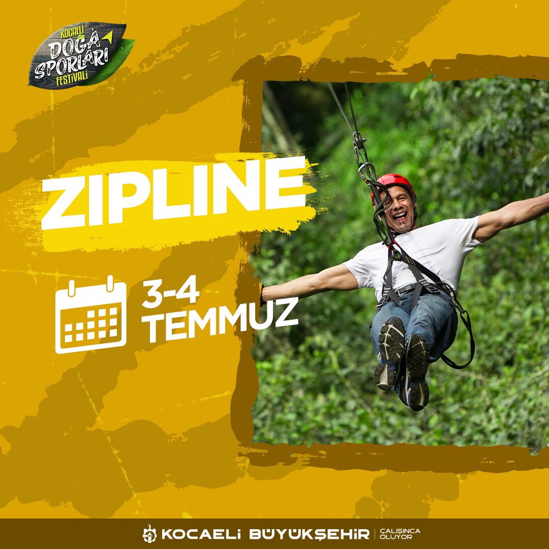 ZIPLINE Etkinliğimiz için hazırsan harekete geç🤟🏻

#RotanıDoğayaAyarla 3-4 Temmuz’da SEKA Kamp Alanında Katıl Bize 🧭 

Eğlencenin tadını çıkar🦋

#serbestdüşüş #izcilik #kanyon #müzik #kamp #festival #eğlence #doga #söylesi #SekaKampAlanı #RotanıDoğayaAyarla