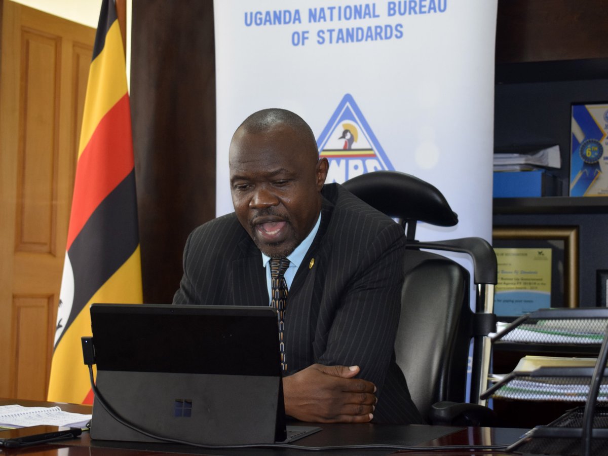 UNBSug's tweet photo. UNBS is pushing for a One standard, One market movement. UNBS has harmonized Uganda standards with EAC member states' quality standards. This means that MSMEs' goods, certified by UNBS can be sold in the EAC without quality disruptions - Mr. David Livingstone Ebiru - @UNBS_ED https://t.co/7TPXODvonk