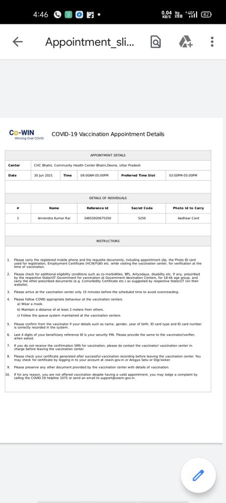 Prashan73099786's tweet photo. @myogioffice @myogioffice sir namaste 
         Sir deoria CHC BHATNI  me mera appointment mela tha but hospital pe jane pe pta chl rha ke wo  bas show kr rha hai available nhi hai  jabki shlot me 20 available hai 
Contact number +918317083721 https://t.co/p1orAoCTCr