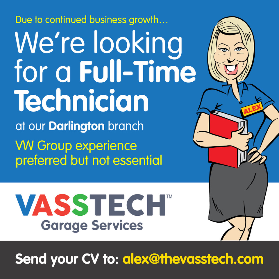 Vasstech (@thevasstechteam) on Twitter photo PLEASE RT:
Our Darlington branch is looking for an experienced, full-time technician to join the team 🧰
If interested, please send your CV to alex@thevasstech.com, or call 01325 285 885 PLEASE RT:
Our Darlington branch is looking for an experienced, full-time technician to join the team 🧰
If interested, please send your CV to alex@thevasstech.com, or call 01325 285 885