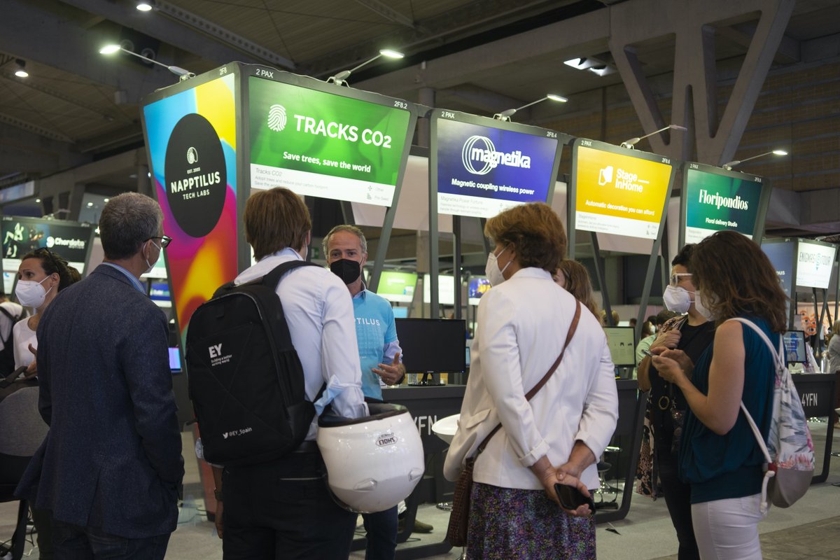 napptilus's tweet photo. Meanwhile at Napptilus booth 2F8... Come and visit us! 
#4YFN21 #MWC21 https://t.co/rxLSTO7uUi