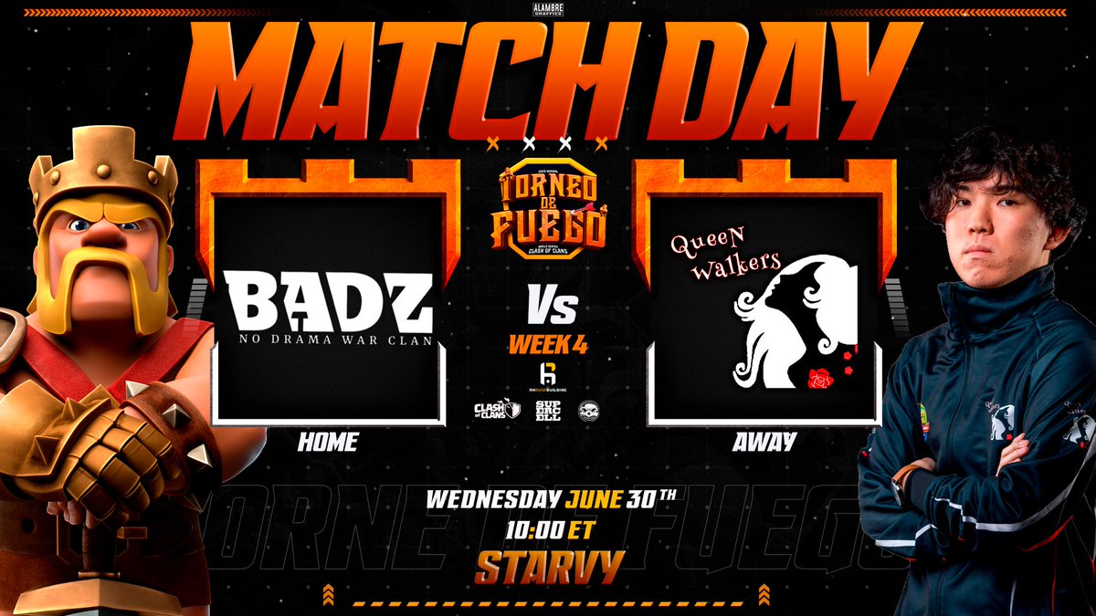 Badzinger vs Queen Walkers

I’m be streaming along with hundreds of others, but if you want to come hang out on my stream that would be cool. Looking forward to some good attacks!