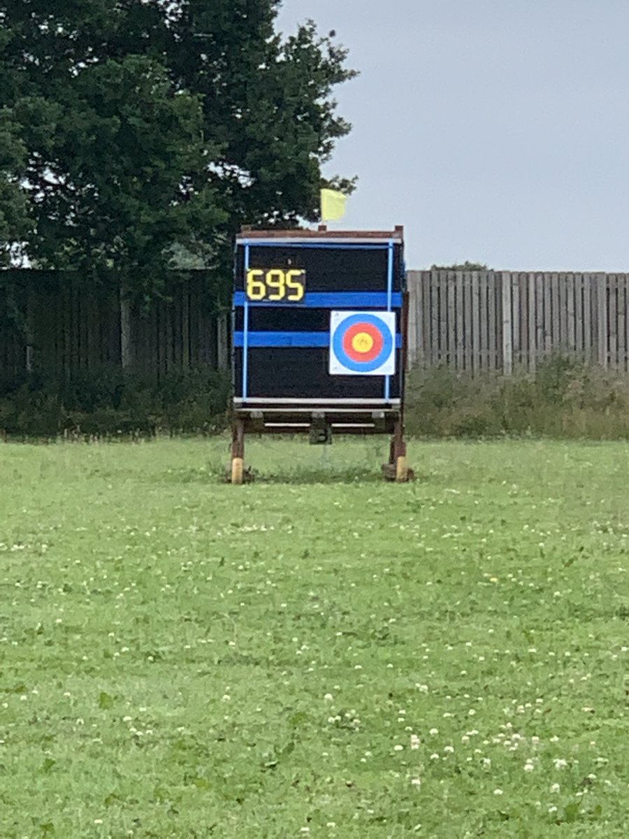 A slight improvement on yesterday’s score it’s all going in the right direction <a href="/arrowsocks/">ArrowSocks</a> <a href="/Clickersarchery/">Clickersarchery</a> <a href="/Bromakin/">BromakinWheelchairs</a> <a href="/RAnglians/">Royal Anglian Regiment Charity</a> <a href="/LAOFACUK/">LAOFAC</a> <a href="/KentsCavesCavog/">Cavog, Kents Cavern</a> @TenzoneTargets <a href="/BeiterArchery/">Beiter</a> <a href="/archerygb/">Archery GB</a> <a href="/truball_axcel/">T.R.U. Ball / AXCEL Archery</a> <a href="/CarbonExpress/">Carbon Express</a>