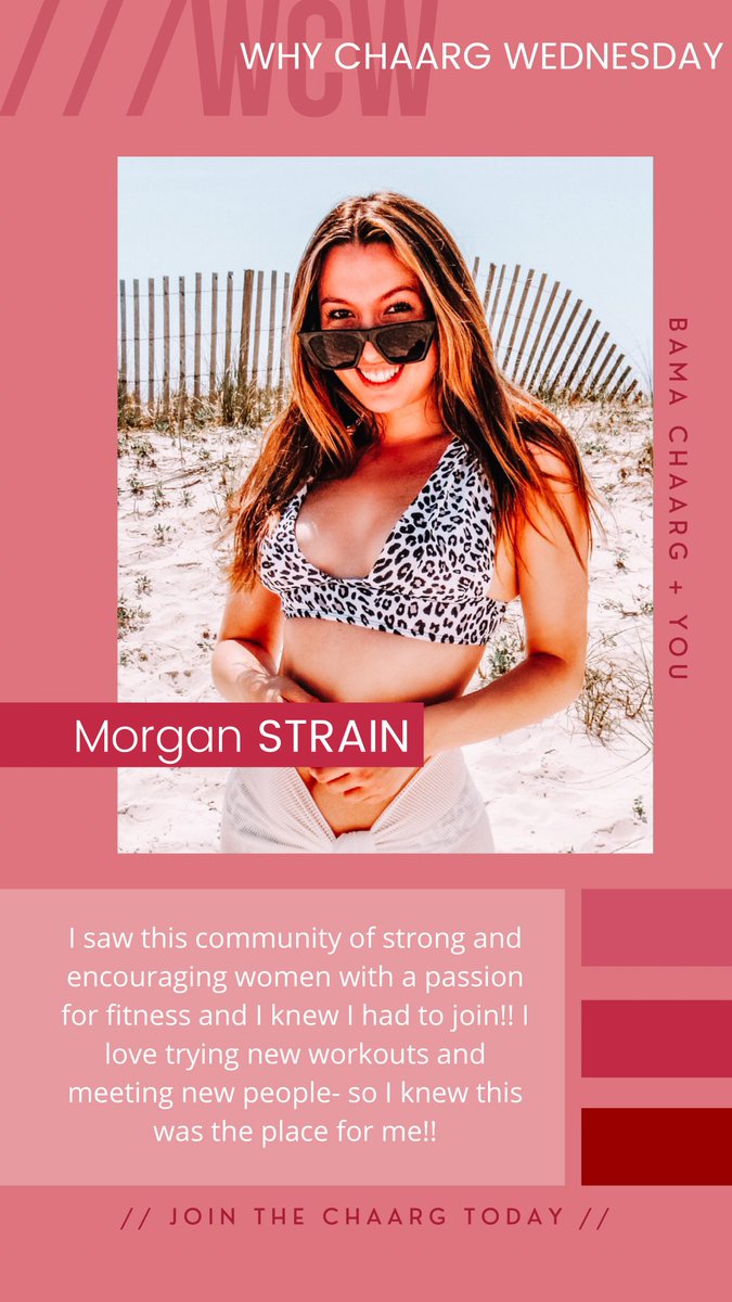 Bama_CHAARG's tweet photo. Our WCW + new CHAARG babe, Morgan! Absolutely can’t wait to get to know her this semester! https://t.co/DbYL5XCpUo