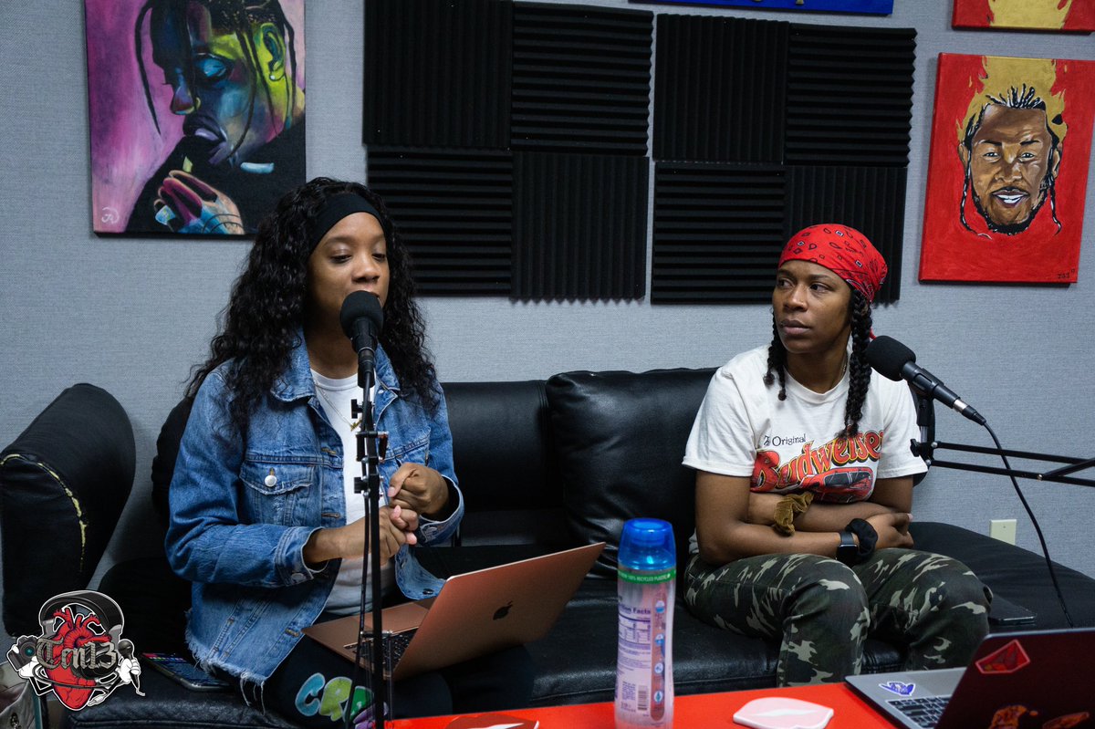 Ten13MediaHouse's tweet photo. @grlthepodcast is back and consistent with the dope conversations. Ladies and gentlemen be sure to tune in at 8am for the premiere on our YouTube and download on all the podcast audio platforms!
.
#ladypodsquad #ladypodcasters #blackpodcasters #blackpodcastnetwork https://t.co/JXu9g9s17W
