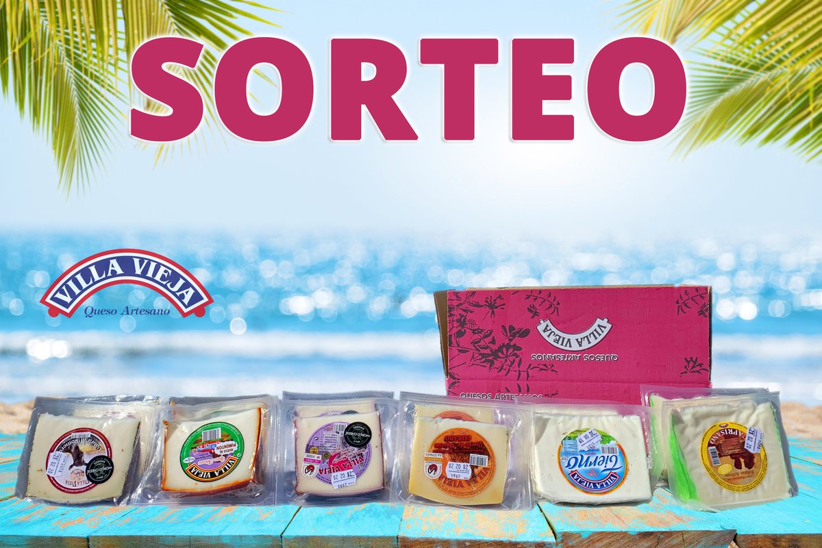 villa_vieja_'s tweet photo. ‼️SORTEO QUESOS DE CABRA‼️

¡Envío a toda #España! 🇪🇦️ 🎁

#SORTEO de 12 deliciosas cuñas de los mejores quesos de cabra de #VillaVieja. 😊

➡️ Para participar debes:
- RT ♻️
- Síguenos 👍 

Anunciaremos el ganador/a el miércoles 14 de julio y se lo enviaremos gratis a casa 😉 https://t.co/bTBXw50eCo