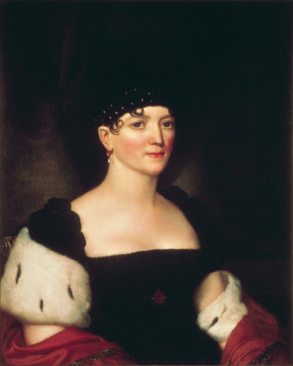 OldPortraiture's tweet photo. Born #OnThisDay in 1768: #ElizabethMonroe (1768-1830), First Lady of the USA as spouse of #JamesMonroe
Portrait after #JohnVanderlyn (1775-1852), 1816-20
#ElizabethKortright #Monroe
White House https://t.co/Nyps9zzIcg