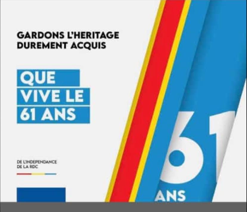 HeritageRdc's tweet photo. “Dressons nos fronts, longtemps courbés et pr de bon prenons le plus bel élan dans la paix”. Cette phrase d notre hymne national devrait ns interpeller aujourd'hui sur notre responsabilité à relever ls défis du dvpt auxquels est confronté notre pays 61 ans après l'indépendance https://t.co/RsHuX7qy7F