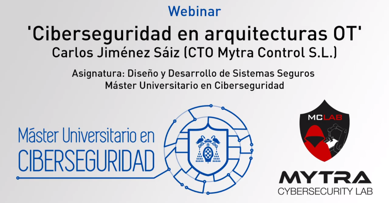 Mytra_Control's tweet photo. "Las incompatibilidades cruzadas HW⇄SW son comunes en industria, antes de actualizar valoramos el #riesgo de la #vulnerabilidad versus la posibilidad de una incompatibilidad que puede parar la planta" @cjimenezsaiz #MytraCTO

Webinar #Ciberseguridad en arquitecturas #OT @UAHes