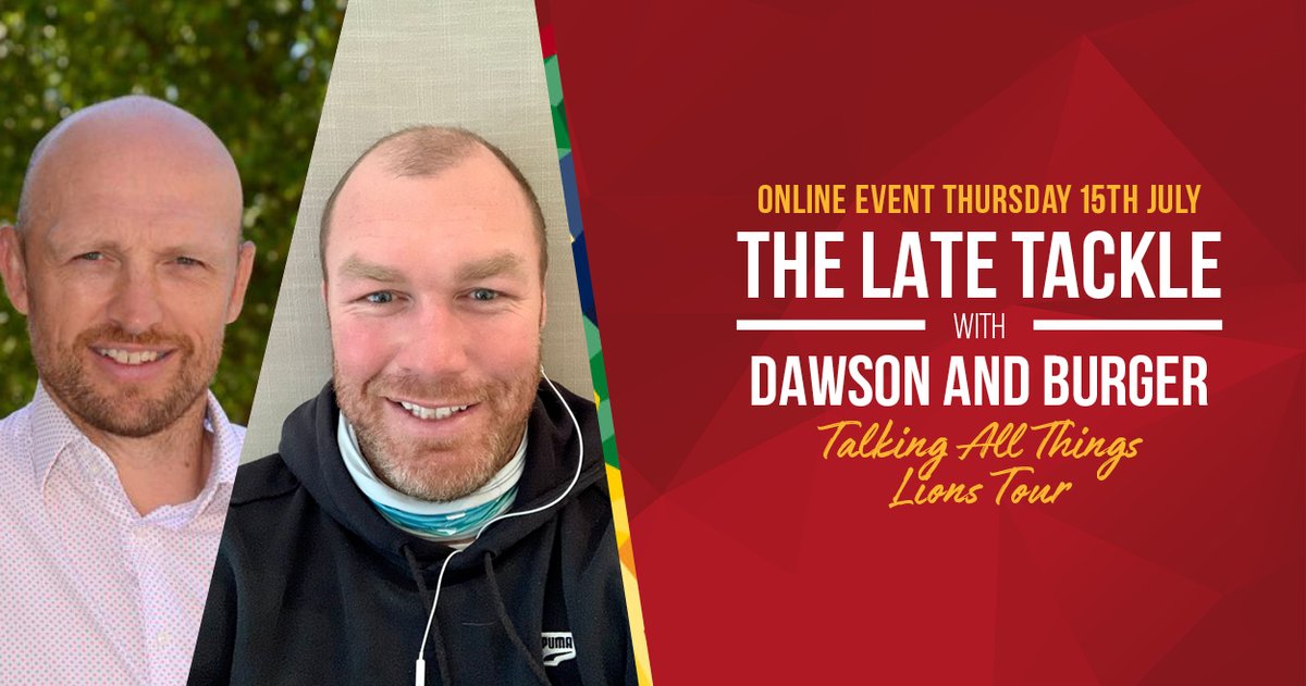 Clear your diaries for the 15th of July as Skybound Wealth Management are delighted to host an evening filled to the brim with rugby tales from two icons of the modern game, Matt Dawson &amp; Schalk Burger.

#LionsRugby  #1888cup #Springboks #Rugby #SUAF

eventbrite.co.uk/e/the-late-tac…