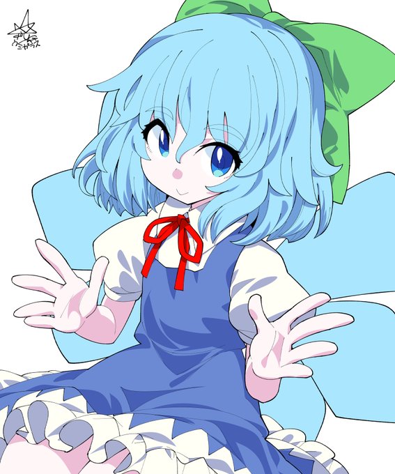 今日は暑っついなぁとチルノちゃん。まだ途中です🍧 