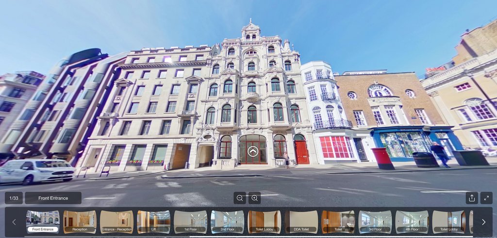 builtbyitc's tweet photo. *PROJECT TOUR* Join us on a virtual tour of our 63 St. James' project. Discover the stunning new office spaces, explore the new board room and enjoy views of London from the roof terrace. Start your tour here 👉 https://t.co/OuctUO0kFI https://t.co/Um5fmD3Cce