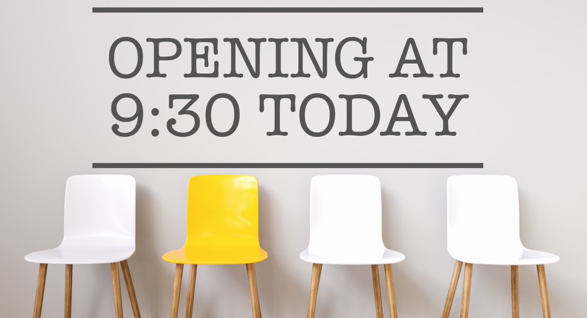 BftCoTreasurer's tweet photo. Our offices will be open starting at 9:30 today following our weekly staff development training! Thank you for understanding! https://t.co/yG2zsaC0c6 https://t.co/Q6DvdEdn1t