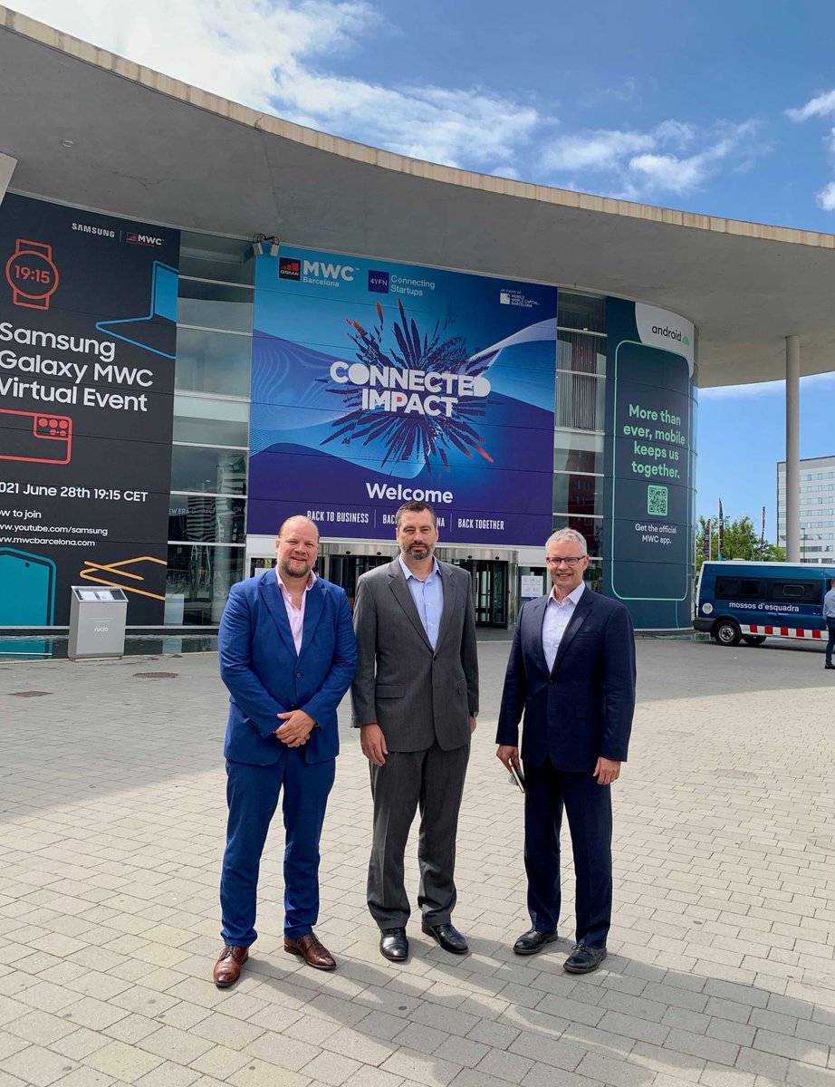 Back to Business, Back to Barcelona, Back Together 👏 We have been looking forward to sharing these kind of photos again!

This week the Mobile World Congress is taking place in #Barcelona, our first in-person event in nearly 18 months.

#MWC21 #MWCBarcelona #MWC2021 <a href="/GSMAEvents/">GSMA Events</a>