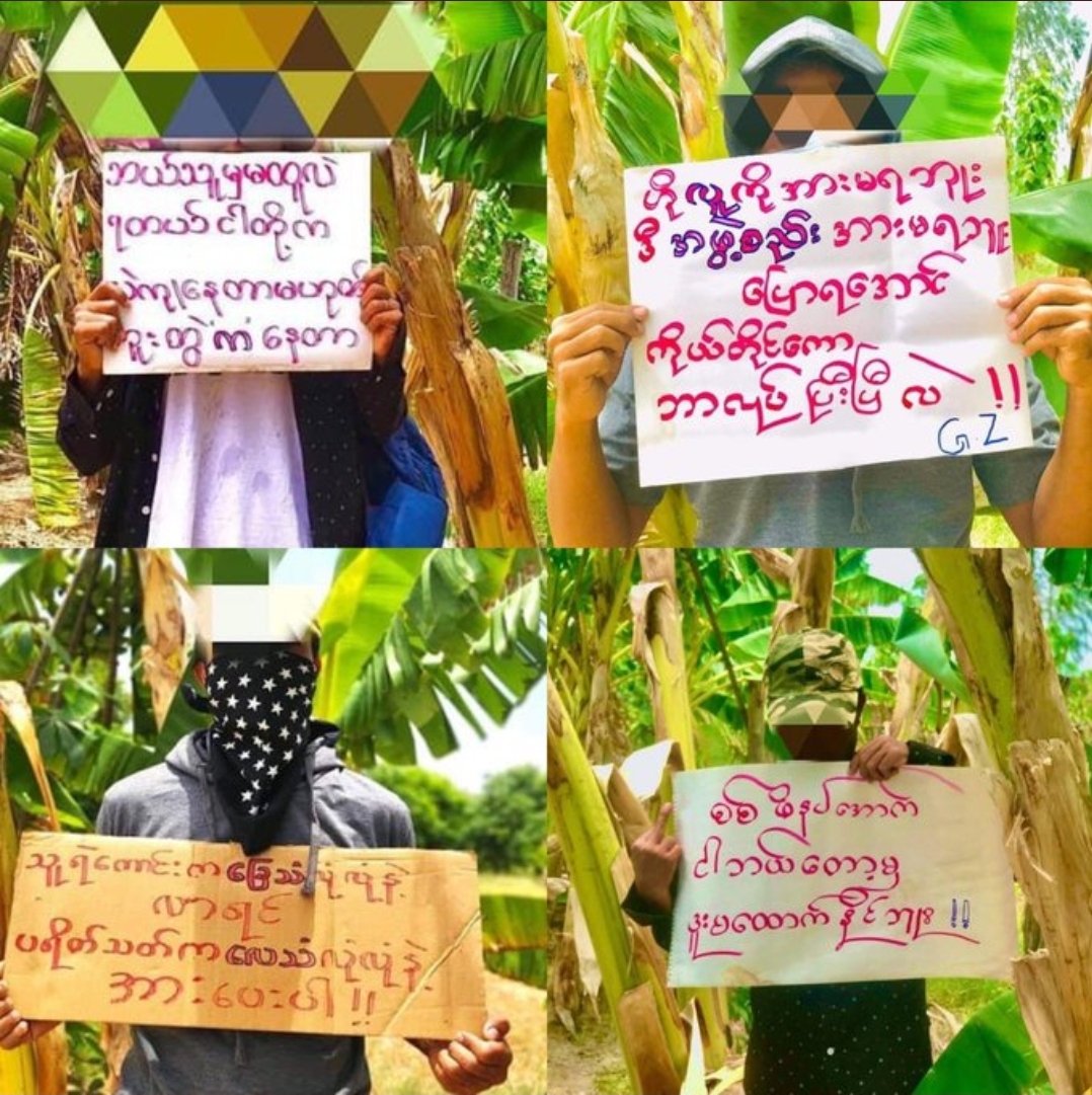 alicelee2510's tweet photo. Anti Coup Paper Strike was staged by pro democracy young people from  #Ye_U tsp #Sagaing Region today. 

 #WhatsHappeningInMyanmar
#June30Coup 
#DreadfulCovidAmidMilitaryCoup https://t.co/Jy1uWW1Q26