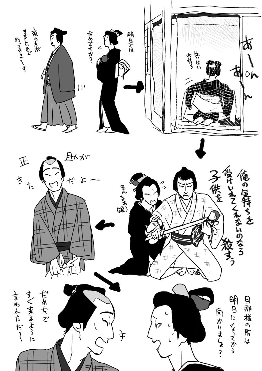 怪談乳房榎(兄様4役の奴)の覚書
言葉は崩してます 