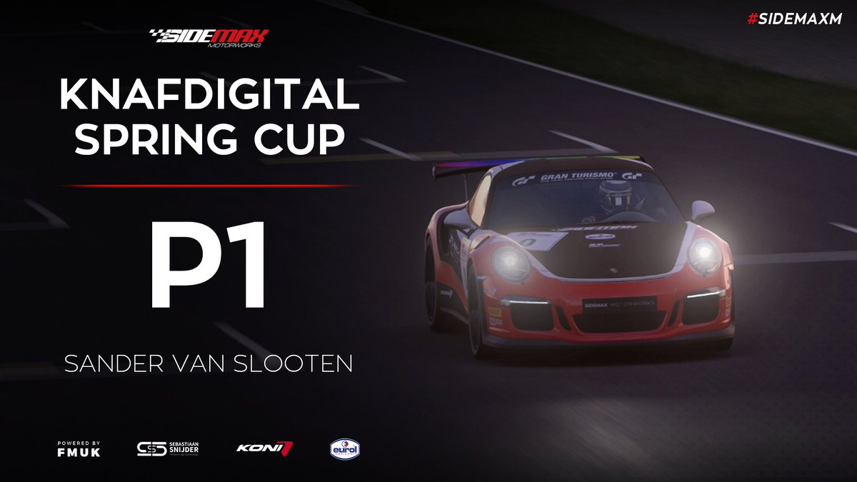 SideMax Motorworks (@sidemaxm) on Twitter photo A win came the way of @SlootenSander in <a href="/KNAFdigital/">KNAF Digital</a>, rounding off the season in style 🔥
#SidemaxM #esports #simracing #GTSport A win came the way of @SlootenSander in <a href="/KNAFdigital/">KNAF Digital</a>, rounding off the season in style 🔥
#SidemaxM #esports #simracing #GTSport
