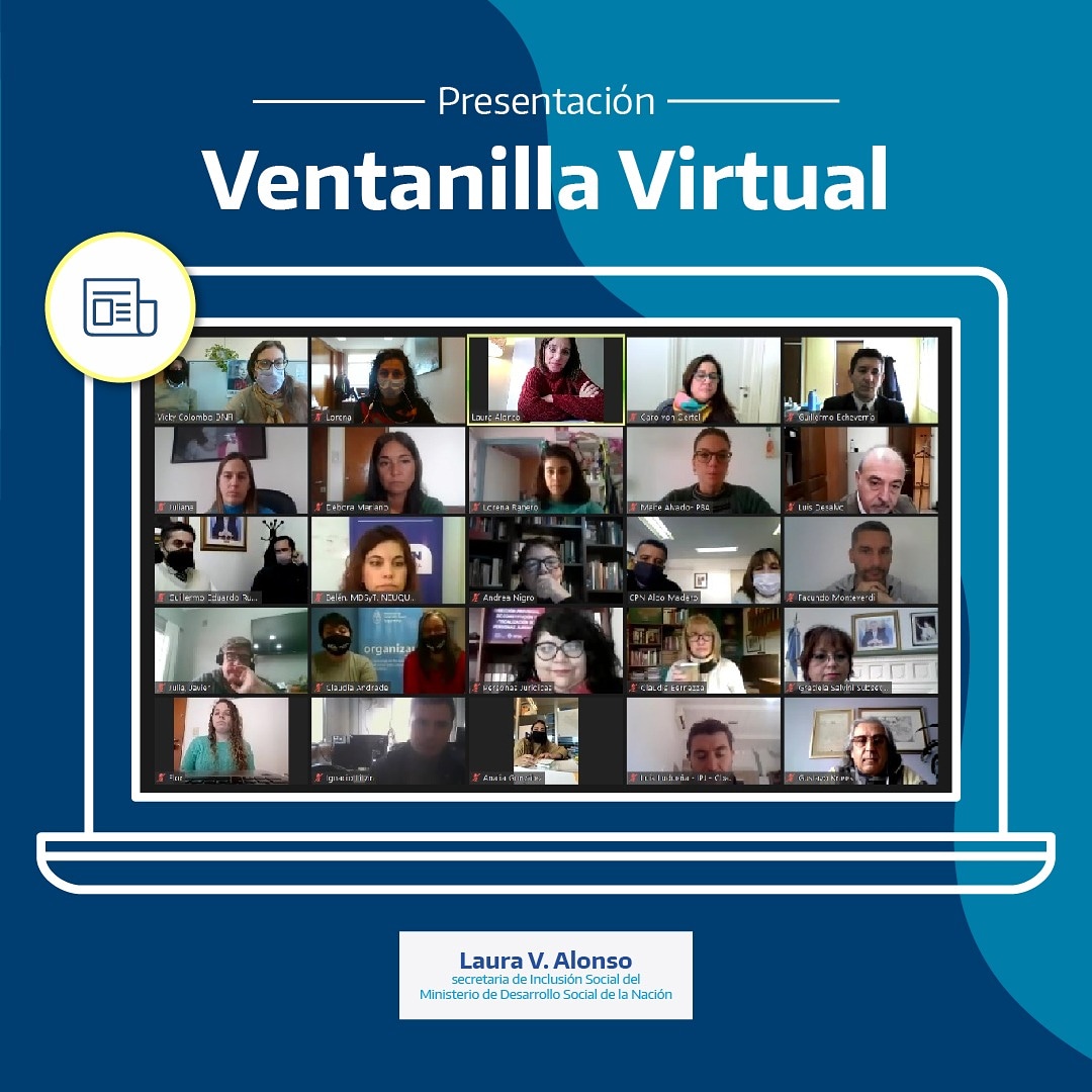lauValonso's tweet photo. Junto a @vikcolombo y a organismos provinciales y nacionales realizamos la presentación de Ventanilla Virtual, una nueva herramienta que lanzamos desde  Sec. de Incl. Soc. del @MDSNacion para fortalecer el desarrollo de las organizaciones de la sociedad civil.
#ArgentinaFederal https://t.co/R7vM2xkN1q