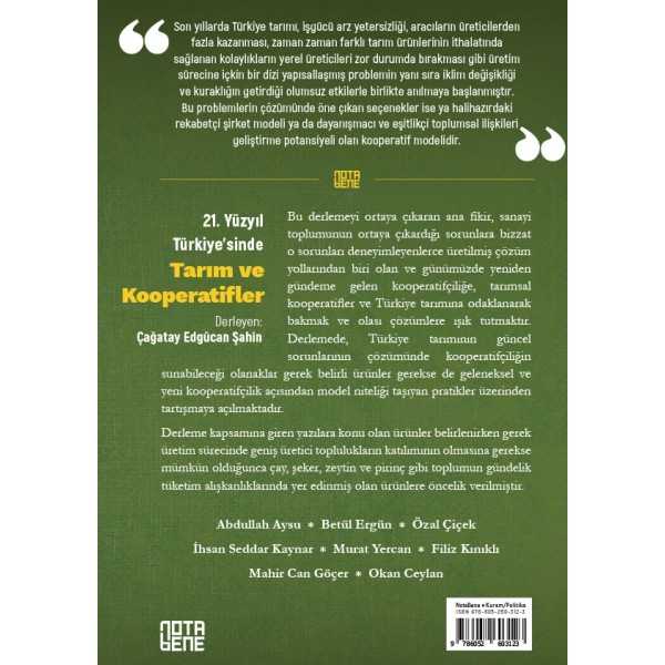 "21. Yüzyıl Türkiye'sinde Tarım ve Kooperatifler: Teori, Pratik, Vizyon" başlıklı derlememiz <a href="/NotaBeneY/">NotaBene Yayınları</a>'ndan çıktı! Ülkemizde  #kooperatifçilik tartışmalarını derinleştirmesi dileğiyle!

notabene.com.tr/kent-cevre-ve-…