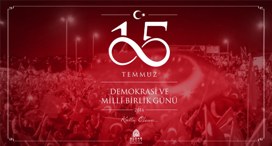 15 Temmuz Demokrasi ve Milli Birlik Günümüz Kutlu Olsun!

#15Temmuz