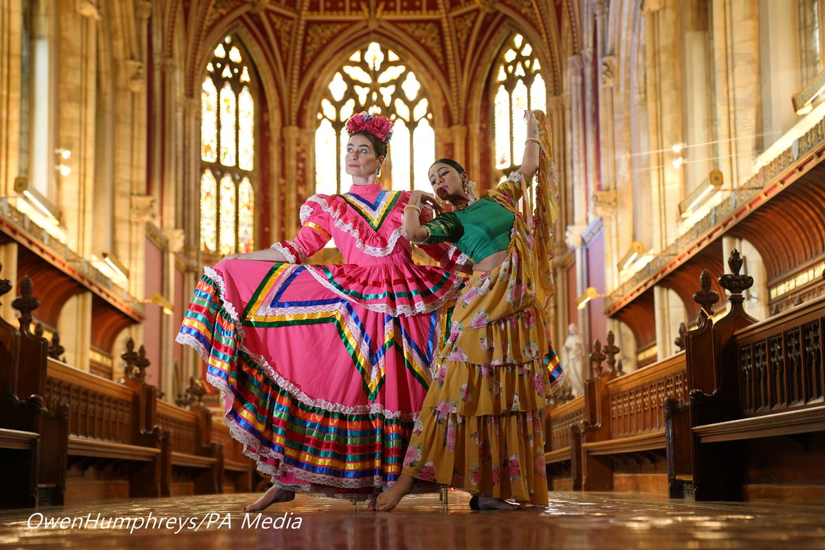 The Two Fridas, UK Summer tour of a dance-theatre show inspired by the life and times of iconic female artists Frida Kahlo and Amrita Sher-Gil by the Billingham Festival and Balbir Singh Dance Company. It opens on 10 July at Ushaw Historic House <a href="/PAImages/">PA Images</a>
