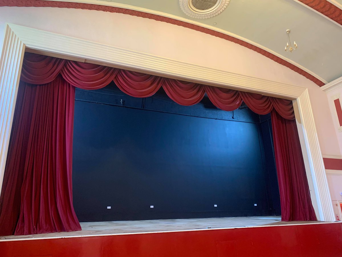 Our amazing stage transformation 🎭#Theatre #ListedBuilding #Rhondda #community