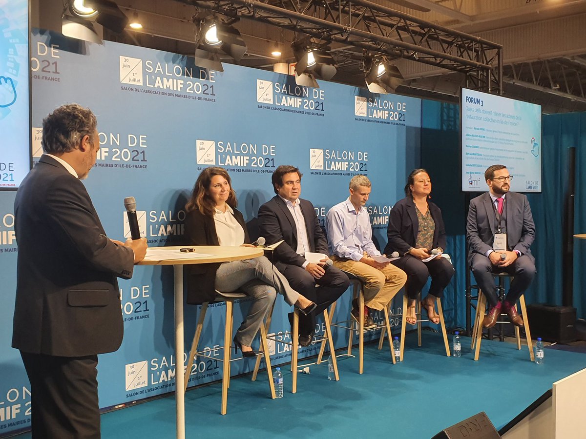 En ce moment au Forum 3 du <a href="/salon_amif/">Salon de l'AMIF</a>, les défis que rencontrent les acteurs privés et publics de la restauration collective en Ile-de-France sont au cœur des échanges.