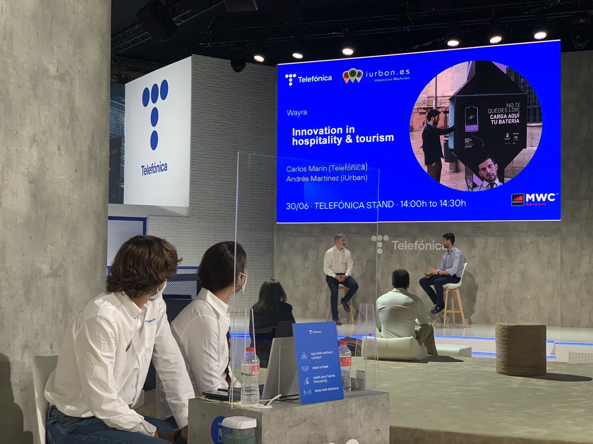 TefTechAIoT's tweet image. ⌚️14:00h‼️ Innovando en la Hostelería y el Turismo ⤵️

🗣Andrés Martínez, CEO @iurban_es 
🗣 Carlos Marin Escriche - Business Product Management en @Telefonica 

¡Síguela desde @TE_GranEmpresa ! Y 🔵mwc.telefonica.com #MWC21 #TelefónicaMWC21