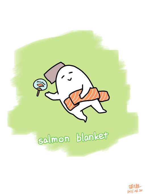 サーモンブランケットでのtwitterイラスト検索結果