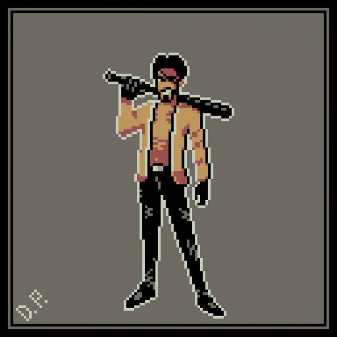 Sexiest mfer ever - Shimano Madu Dogu.
#pixelart #pixel #ドット絵 #Yakuza #Majima 