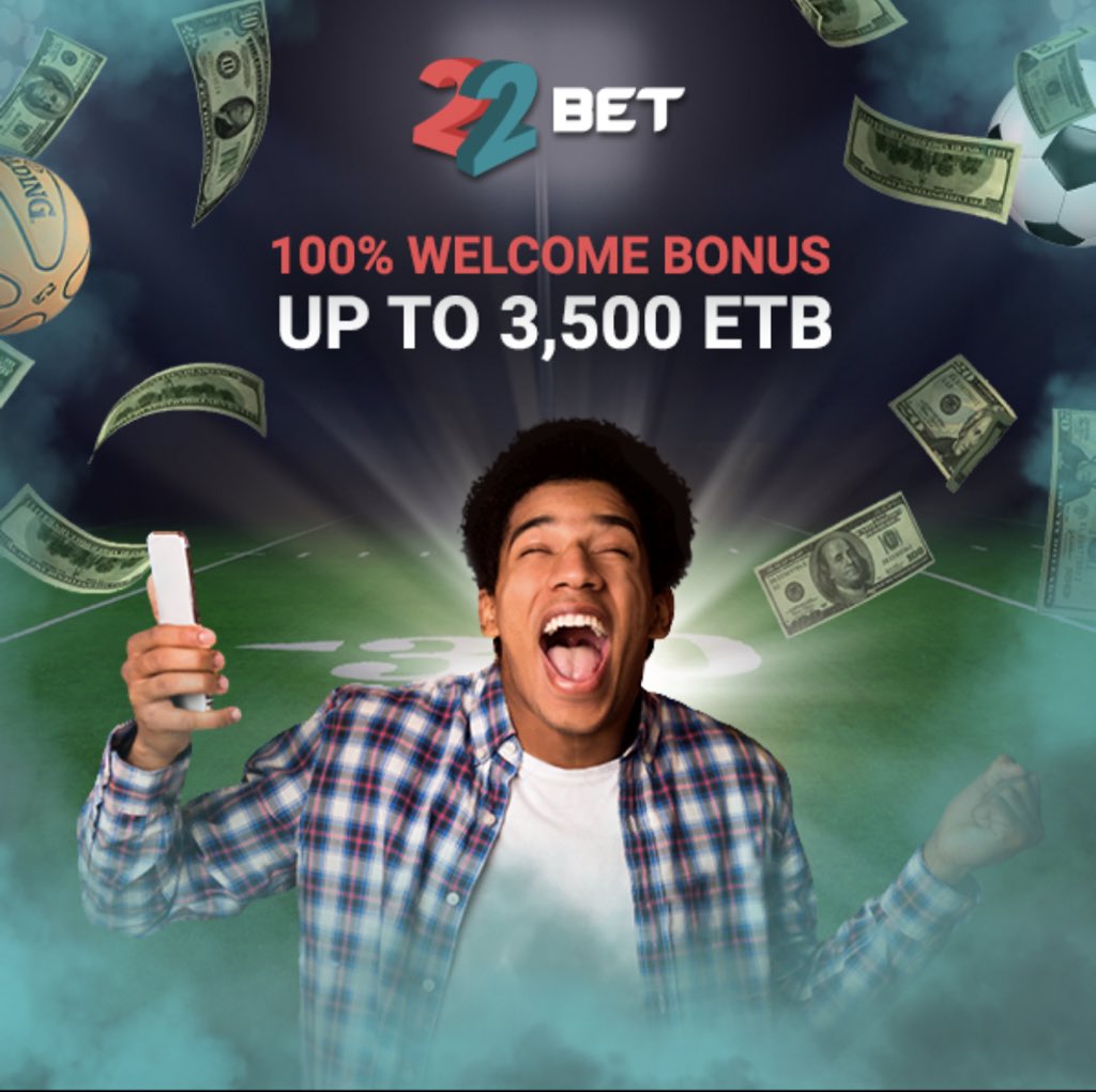 Mrbankstips's tweet photo. Great news guys! 22BET is now licensed in Ethiopia 🇪🇹🔥

My 🇪🇹 friends now have the chance to join 22BET and get access to all the cool 22bet betting features ranging from a wide variety of betting options to instant withdrawals 

Register today via link https://t.co/aagmv8n3yk https://t.co/5Uoh3zauKc
