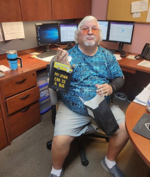 Congratulations to Terry Miller in our Transportation Department on his retirement.  He will be missed but not forgotten.  Thank you for your service!