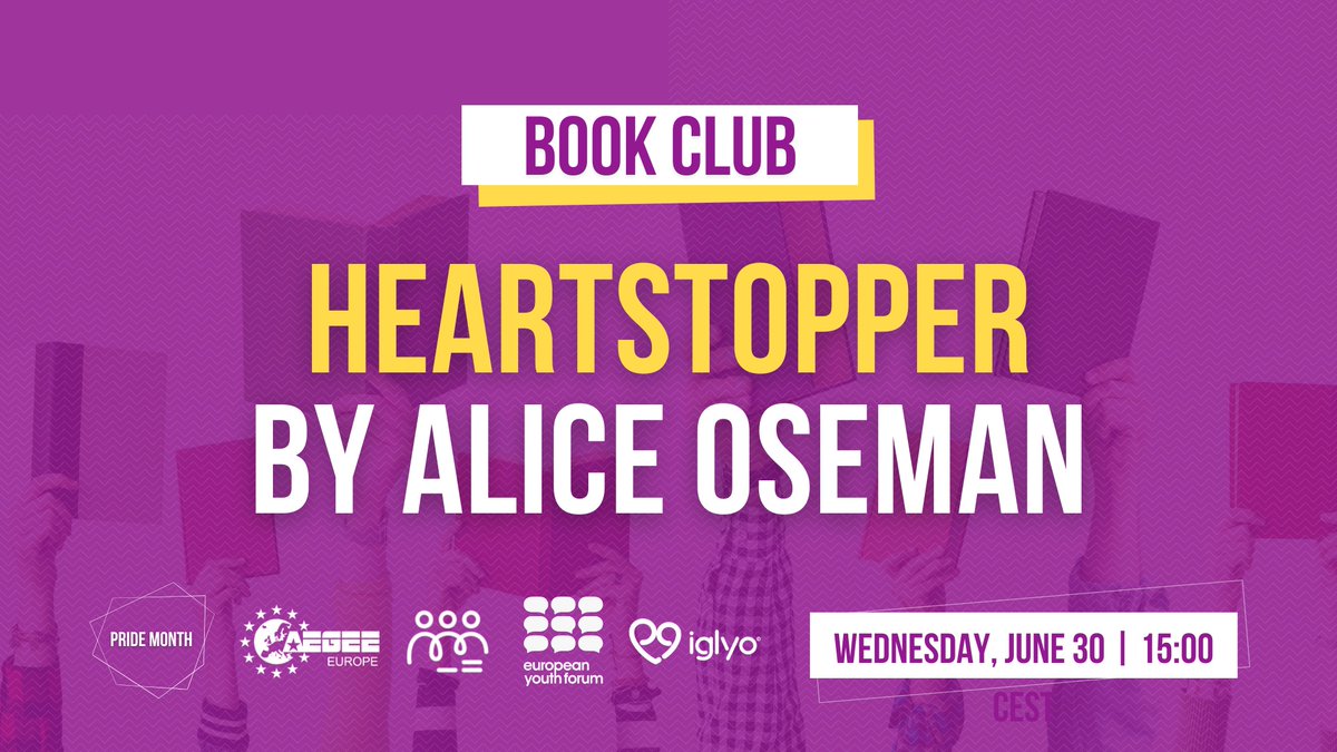 Today, at 15:00h CEST, on the 3rd day of AEGEE Pride Week 🏳️‍🌈, we are inviting you to join our book club and read a graphic novel Heartstopper by Alice Oseman with us!
Join us via this link: zoom.us/j/96873500507
Meeting ID: 968 7350 0507
Passcode: AEGEEPride