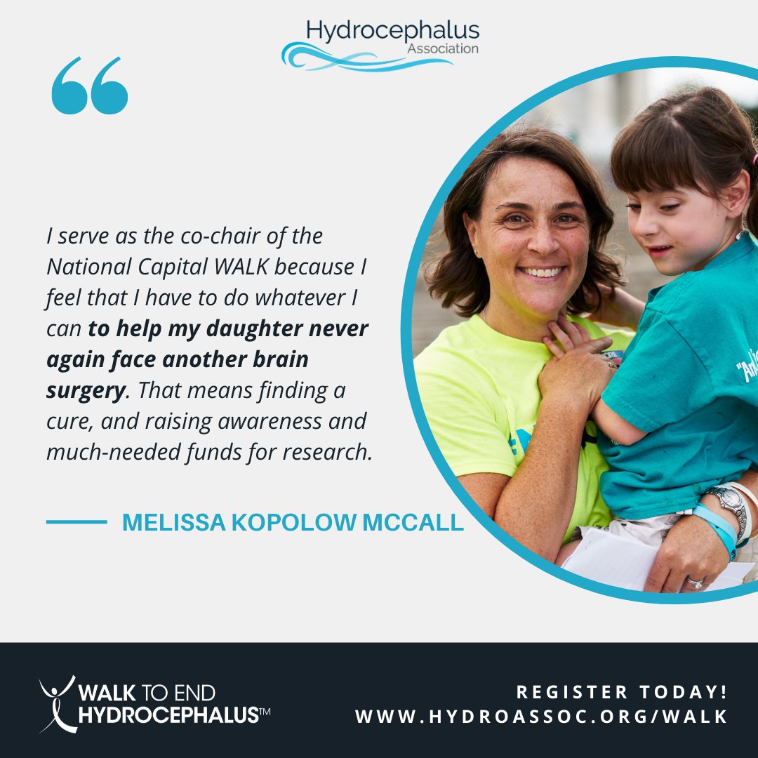 HydroAssoc's tweet photo. #HydroMoms, like Melissa, are passionate about supporting research that will lead to more treatment options & a cure. That's why she takes part in our WALK to End #Hydrocephalus every year. We hope you'll join us this year! Find an #HAWALK near you! https://t.co/rRWhz5tX7r https://t.co/Rfr3ntS3SO