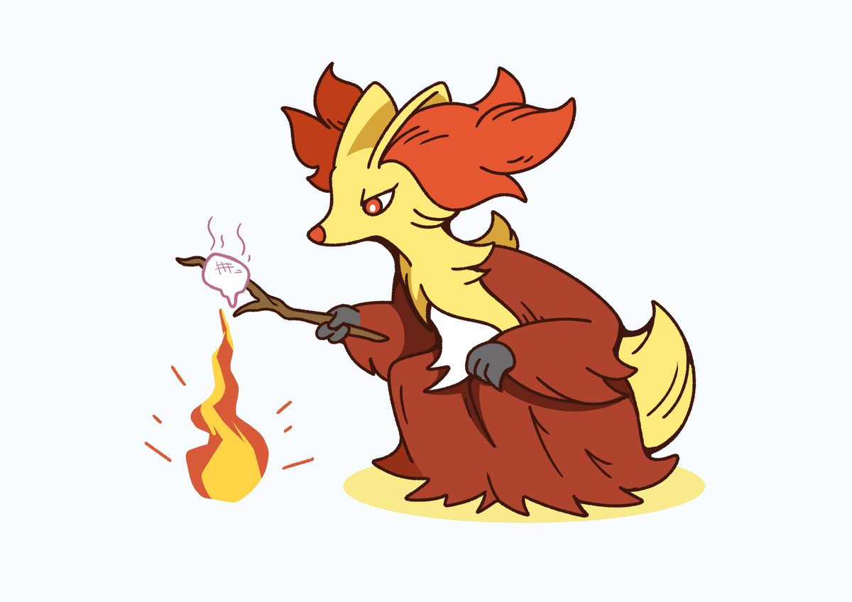 stick holding stick pokemon (creature) solo fire white background holding  illustration images