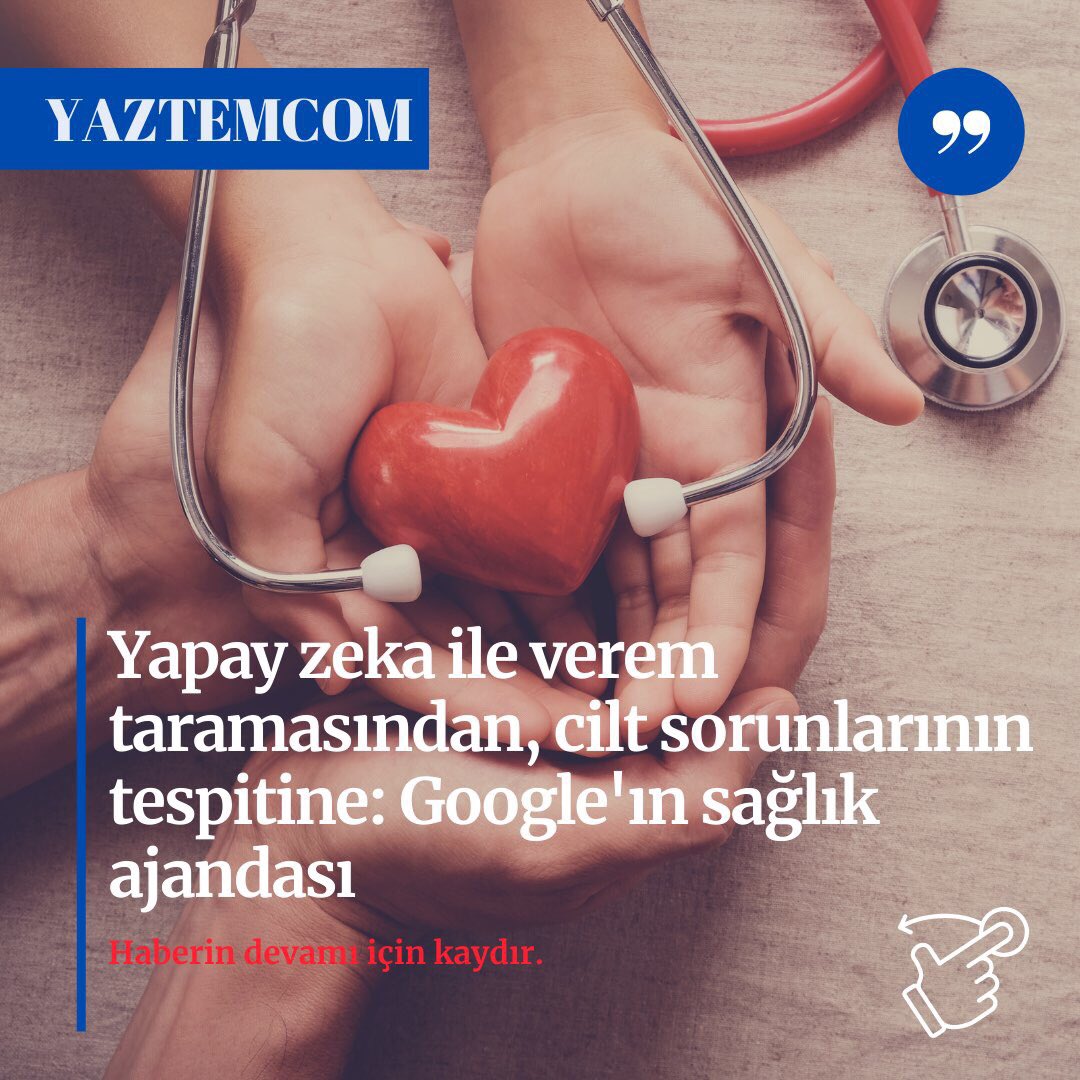 yaztemcom's tweet photo. Yapay zeka ile verem taramasından, cilt sorunlarının tespitine: Google'ın sağlık ajandası. Haber linki: https://t.co/YEpPrOk01z
#google #instagram #facebook #android #youtube #seo #digitalmarketing #apple #marketing #technology #tech #socialmedia #deepmind #ai #vision #rodincoil https://t.co/1U705064Jp