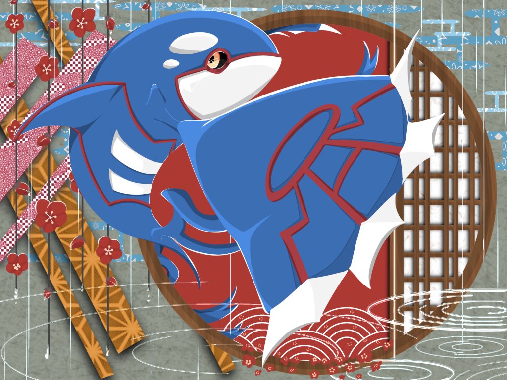 Twoucan あやカイ オーガ ポケモン絵師 Kyogre17kyogre