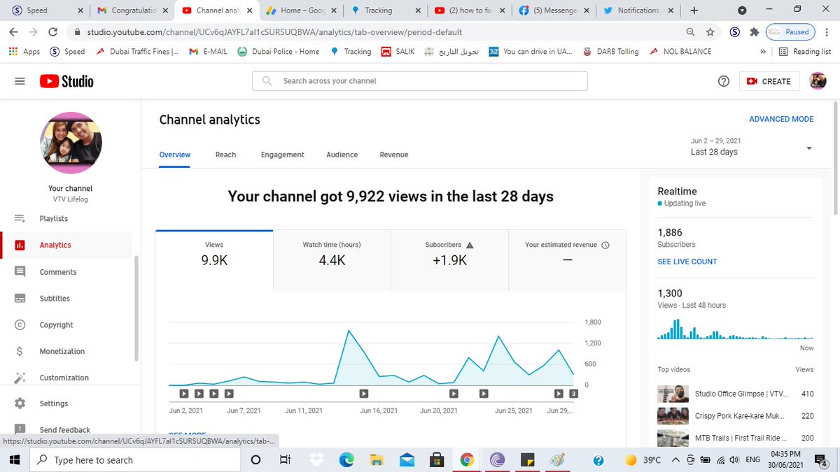 ValienTV_Vlogs's tweet photo. @TeamYouTube @YouTube @YouTubeCreators I sent a feedback regarding my monetization problem but no any response at all. I don't find any problem in my channel. please see attached for verification and please help me to solve it. Thank you.

Channel URL: https://t.co/fnF4RIX3SM https://t.co/G0n1HcrX6s