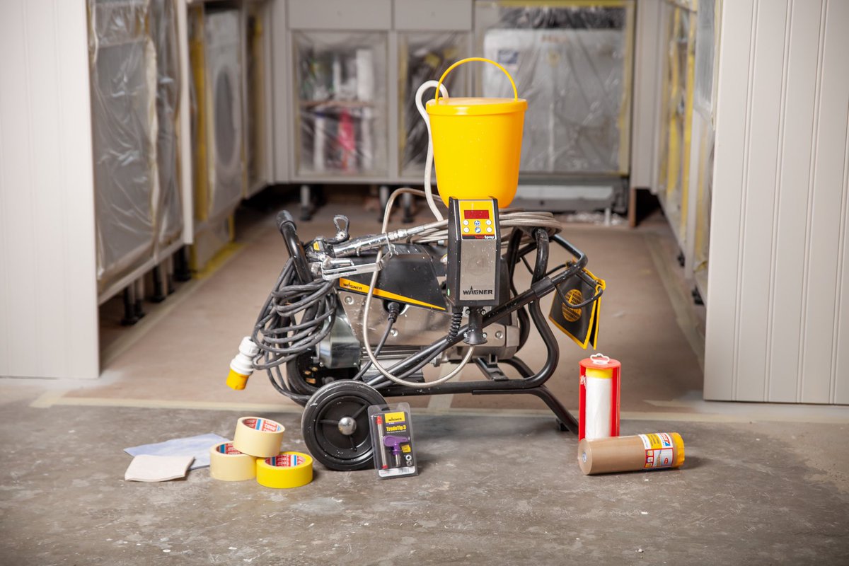 tesaUK_tape's tweet photo. What machine are you spraying with?
Whatever you use we're here to make fast, efficient spraying possible with tapes made to suit all types and spray requirements ✔
#spraywithtesa https://t.co/lW9TZL74nQ