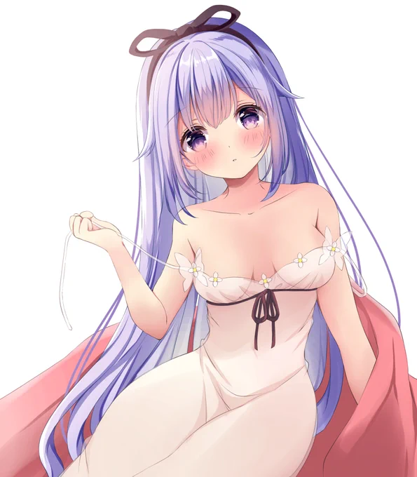 肩ひも解けちゃった… 